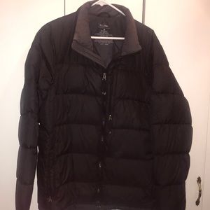 L.l bean black coat